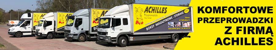 Przeprowadzki prywatne Gdańsk - pakowanie i transport mebli ACHILLES